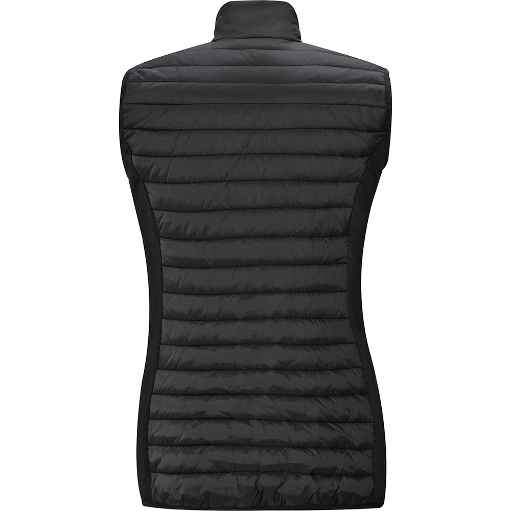 QUILTED VEST JAKO PREMIUM, BLACK WOMEN. 