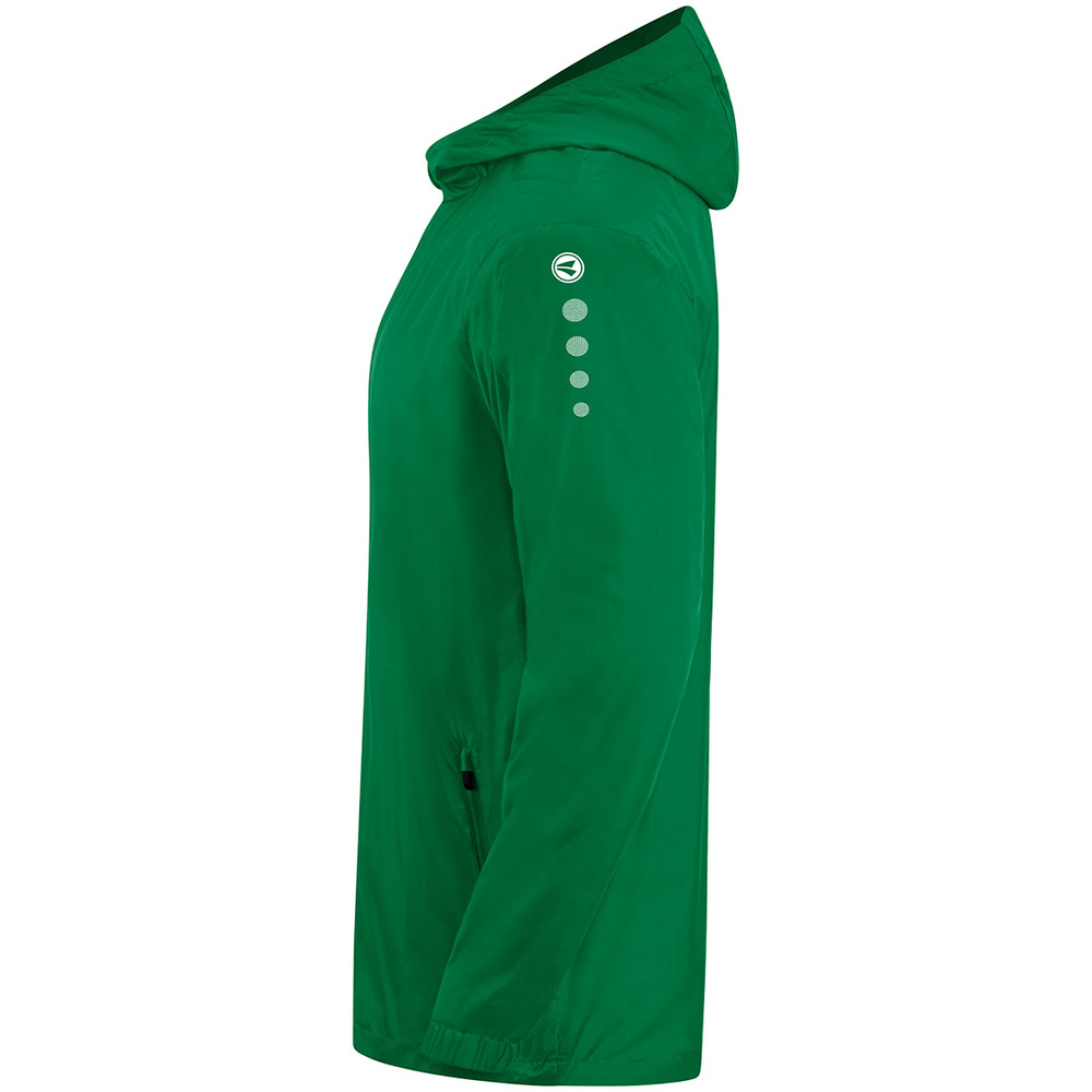 RAIN JACKET JAKO TEAM 2.0, SPORT GREEN MEN. 