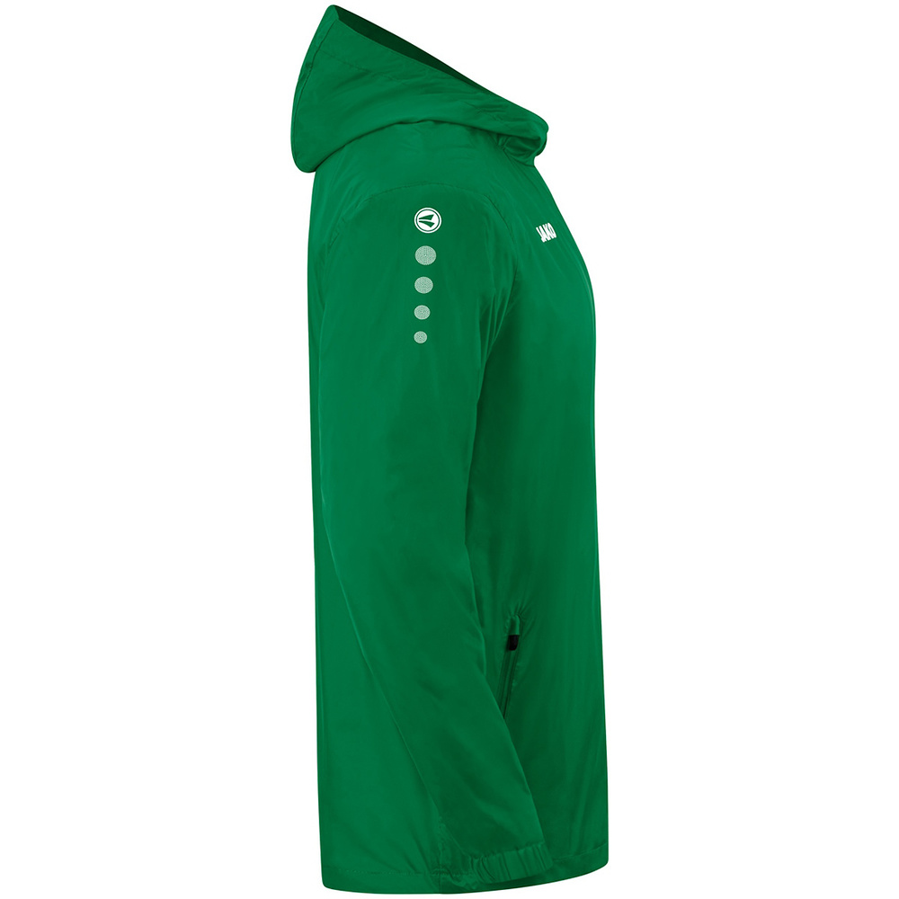 RAIN JACKET JAKO TEAM 2.0, SPORT GREEN MEN. 