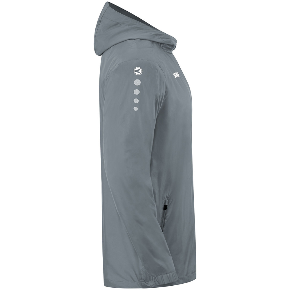 RAIN JACKET JAKO TEAM 2.0, STONE GREY KIDS. 