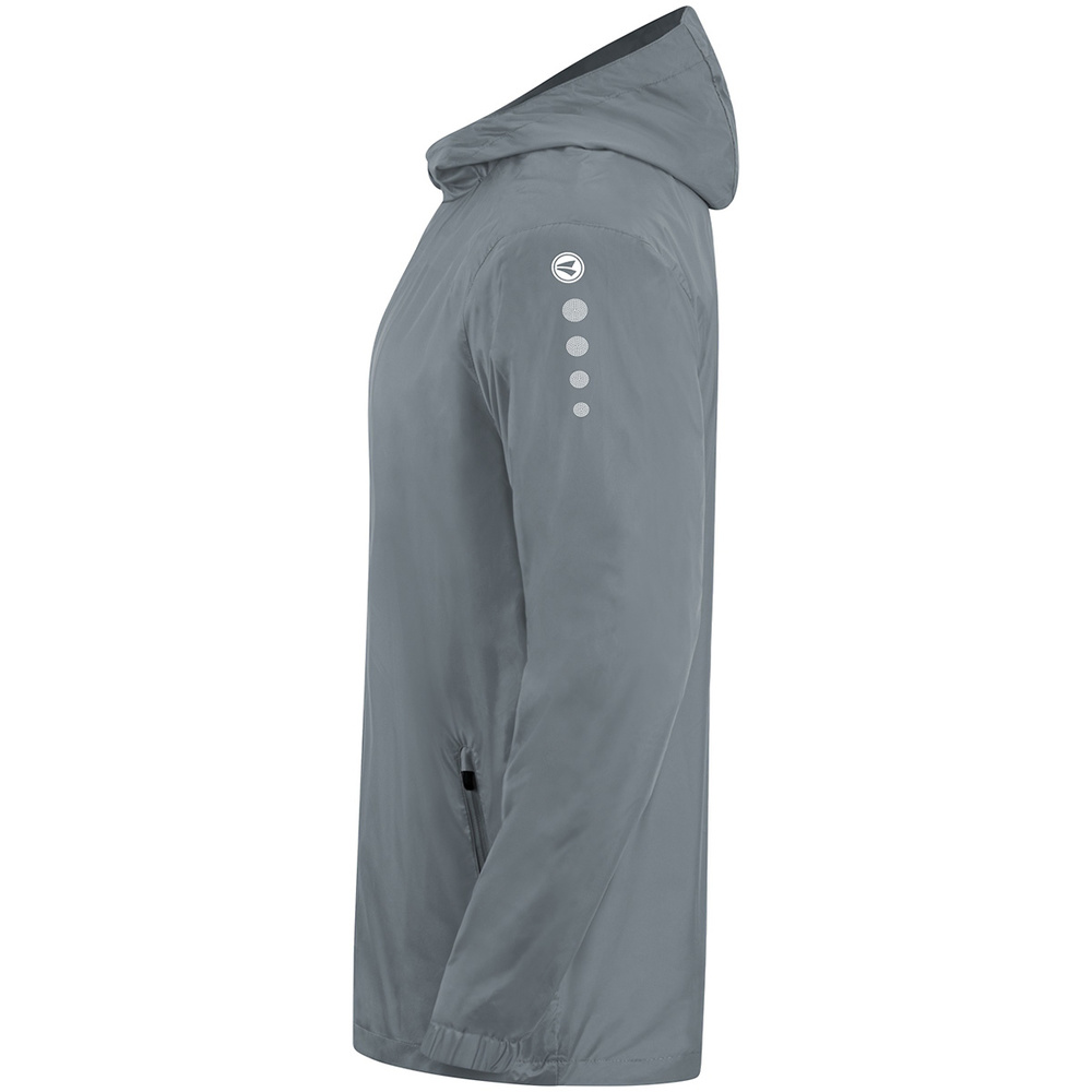 RAIN JACKET JAKO TEAM 2.0, STONE GREY MEN. 