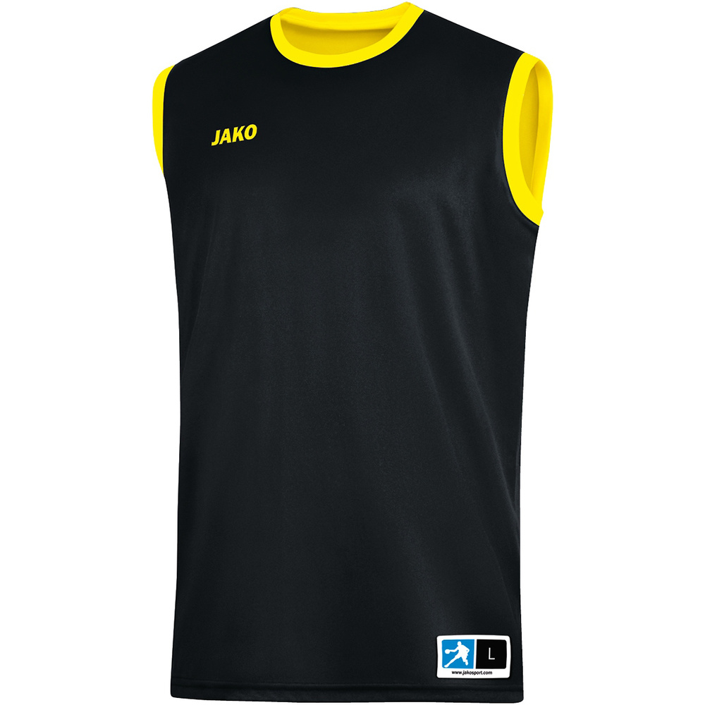 REVERSIBLE JERSEY JAKO CHANGE 2.0, BLACK-CITRO MEN. 