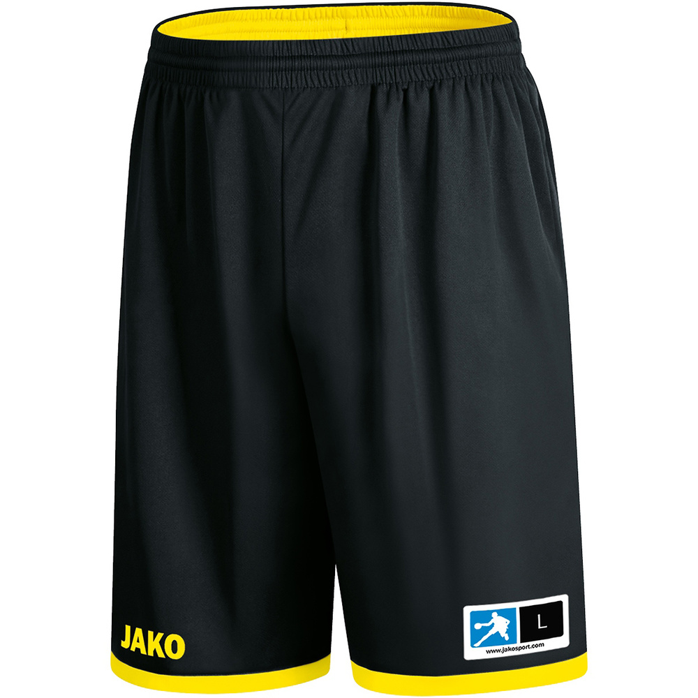 REVERSIBLE SHORTS JAKO CHANGE 2.0, BLACK-CITRO KIDS. 