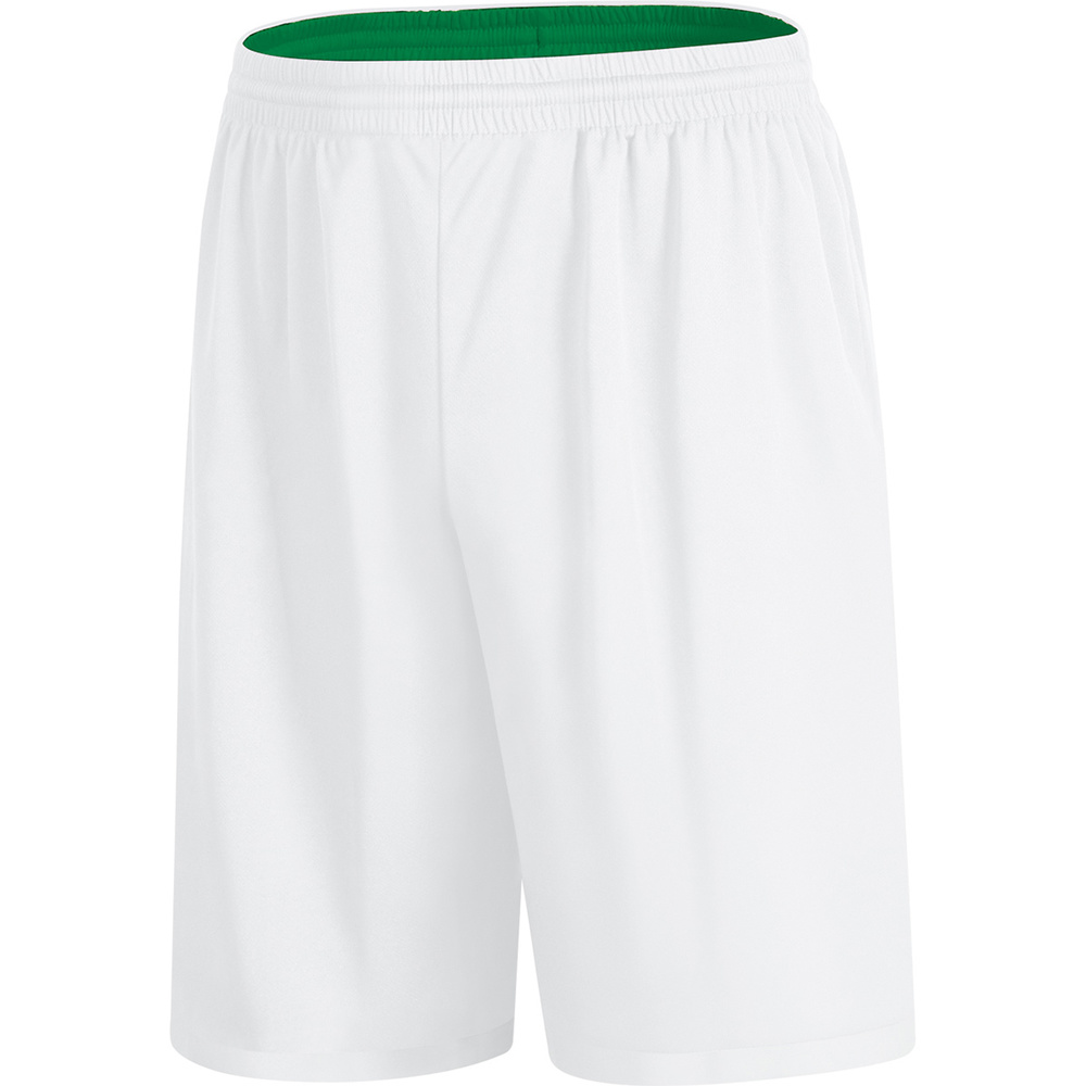 REVERSIBLE SHORTS JAKO CHANGE 2.0, SPORT GREEN-WHITE MEN. 