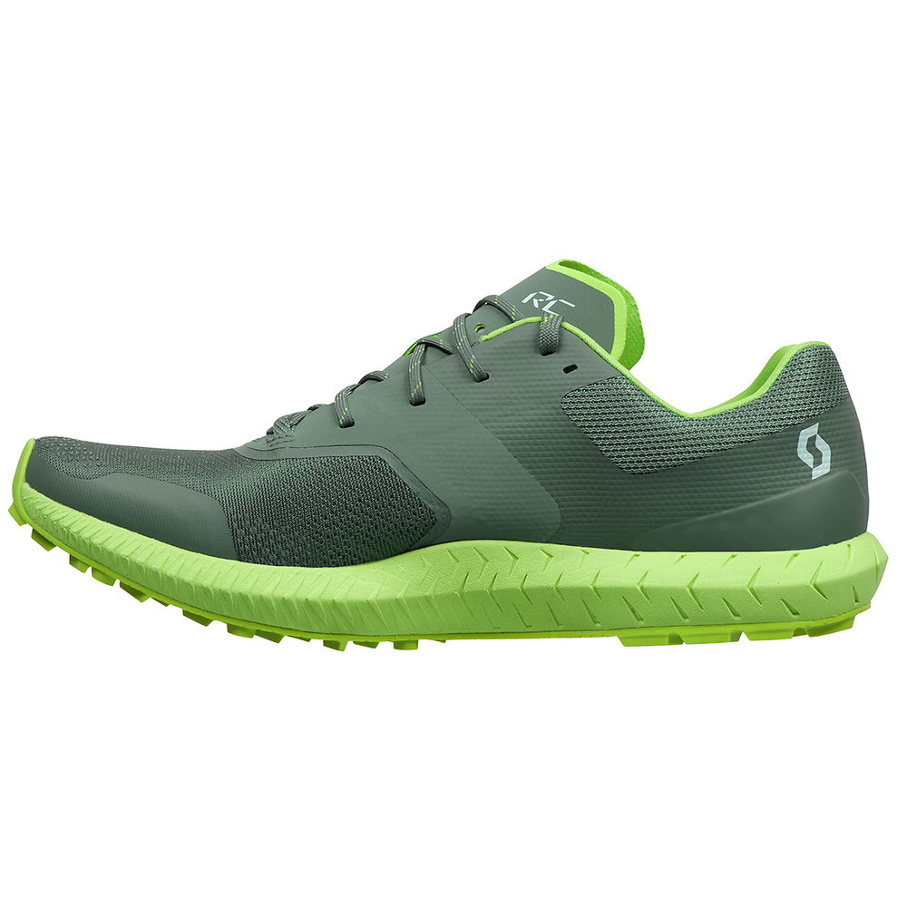 RUNNING SHOES SCOTT KINABALU RC 3, SMOKED GREEN-JAZSMINE GREEN MAN. 