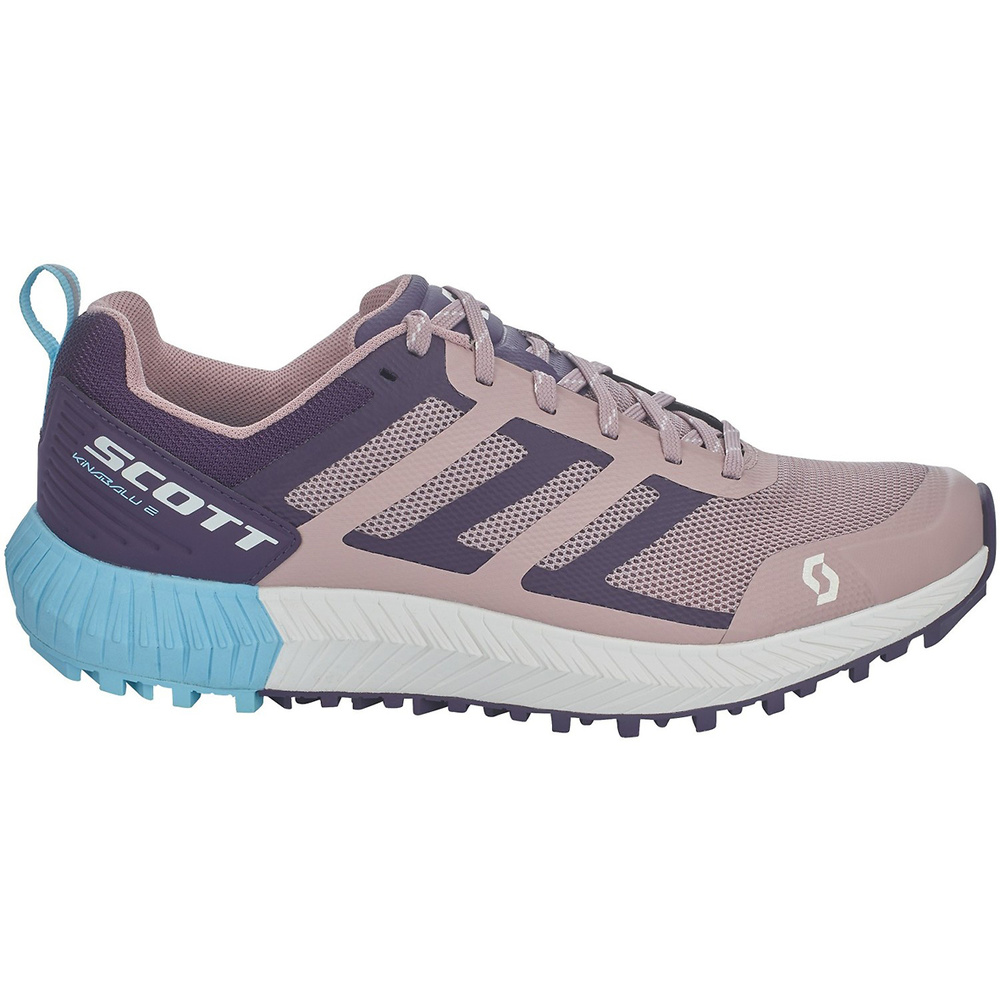 RUNNING SHOES SCOTT WS KINABALU 2, BLUSH PINK-DARK PURPLE WOMAN. 