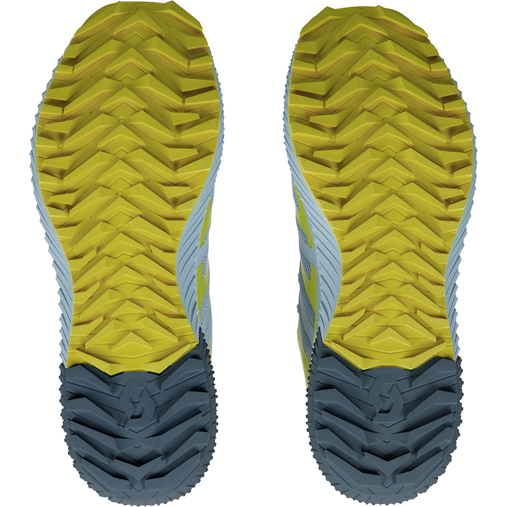 RUNNING SHOES SCOTT WS KINABALU 2, GLACE BLUE-YELLOW WOMAN. 