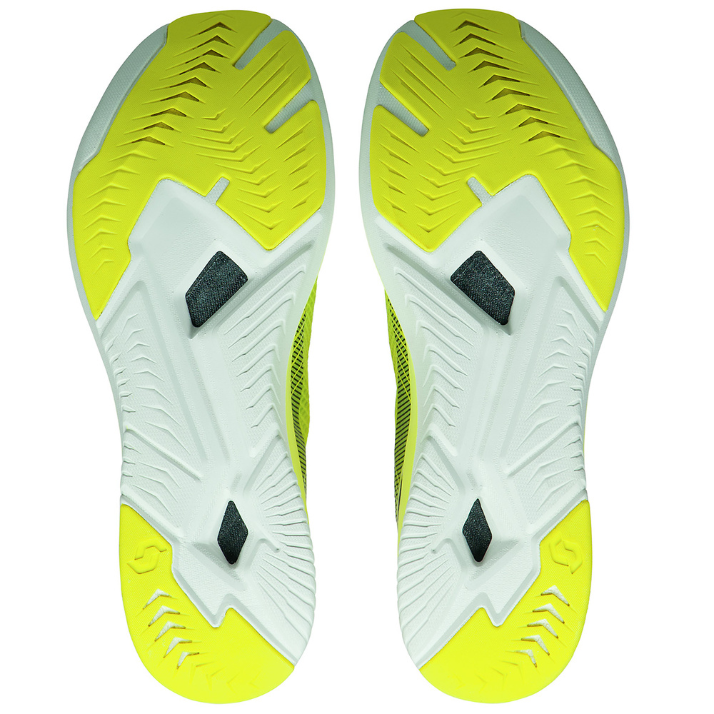 RUNNING SHOES SCOTT WS SPEED CARBON RC, YELLOW-WHITE WOMAN. 