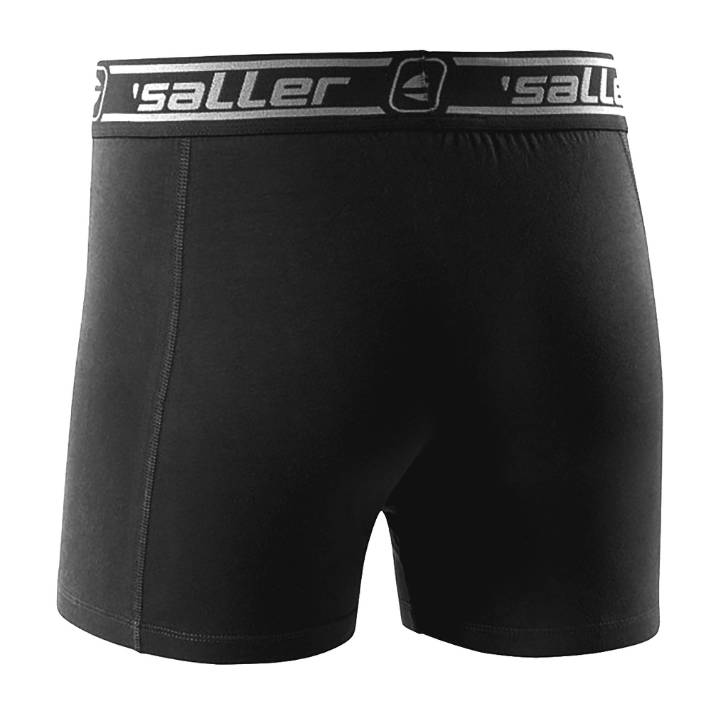 SALLER BOXERSHORT, BLACK (PACK 2). 