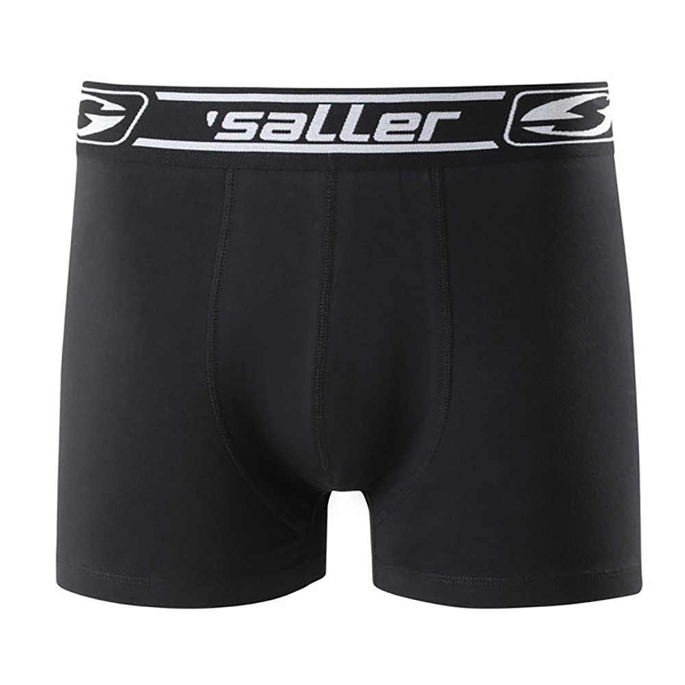 SALLER BOXERSHORT, BLACK (PACK 2). 