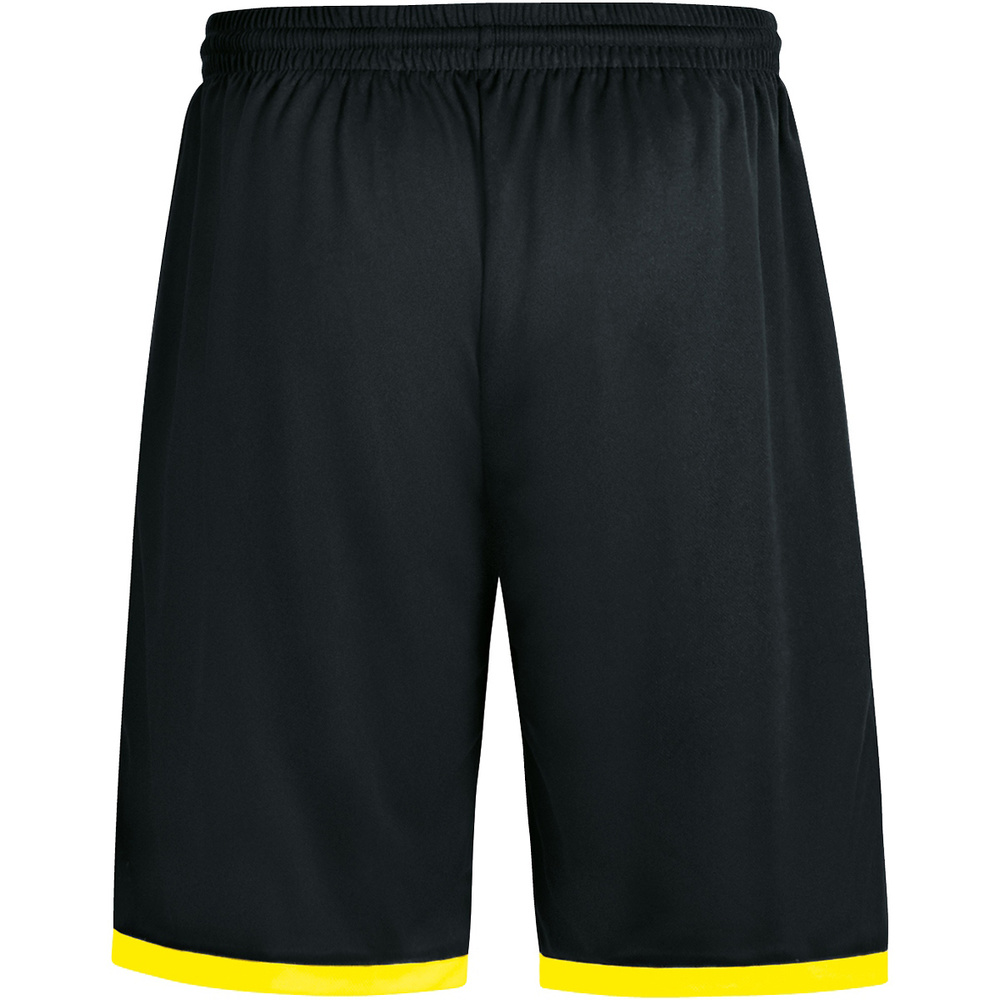 SHORT REVERSIBLE JAKO CHANGE 2.0, NEGRO-AMARILLO NIÑO. 