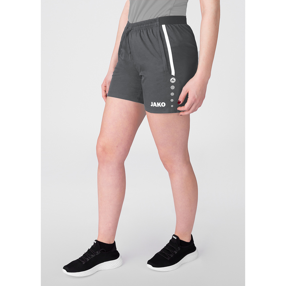 SHORTS JAKO ALLROUND, ANTHRACITE LIGHT WOMEN. 