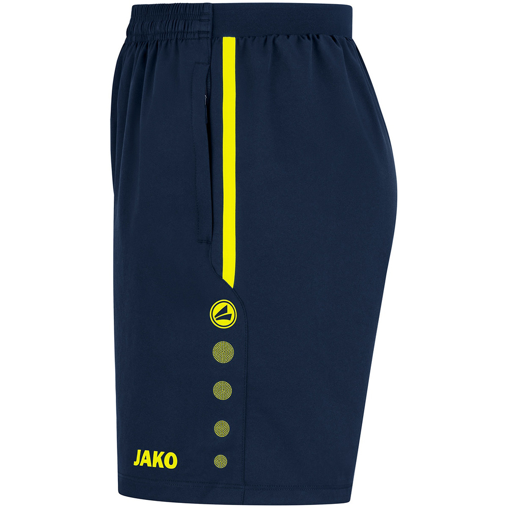 SHORTS JAKO ALLROUND, SEABLUE-NEON YELLOW KIDS. 