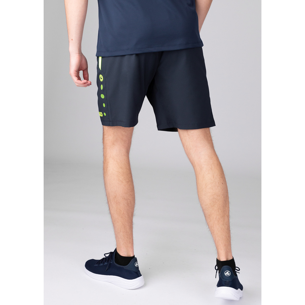 SHORTS JAKO ALLROUND, SEABLUE-NEON YELLOW MEN. 