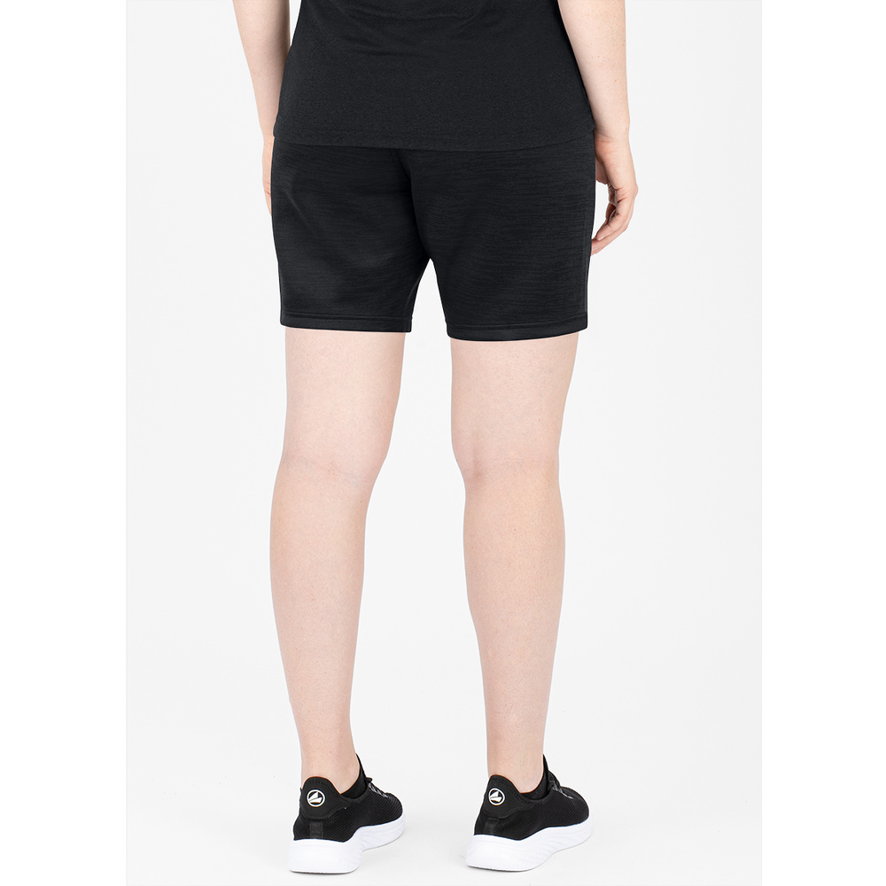 SHORTS JAKO CHALLENGE, BLACK MELANGE WOMEN. 