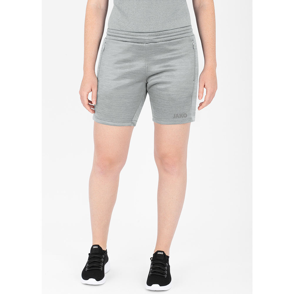 SHORTS JAKO CHALLENGE, LIGHT GREY MELANGE WOMEN. 