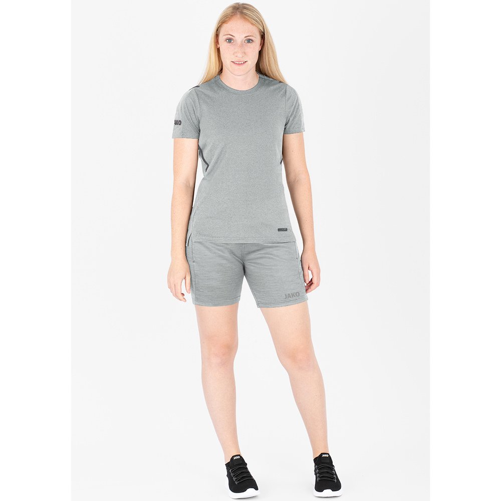 SHORTS JAKO CHALLENGE, LIGHT GREY MELANGE WOMEN. 