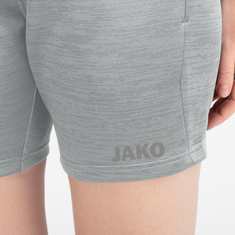 SHORTS JAKO CHALLENGE, LIGHT GREY MELANGE WOMEN. 