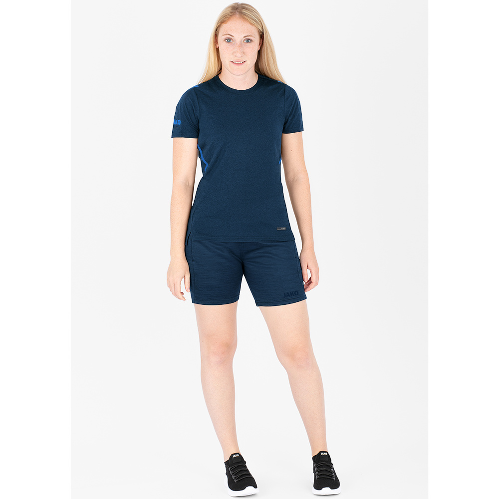 SHORTS JAKO CHALLENGE, SEABLUE MELANGE WOMEN. 