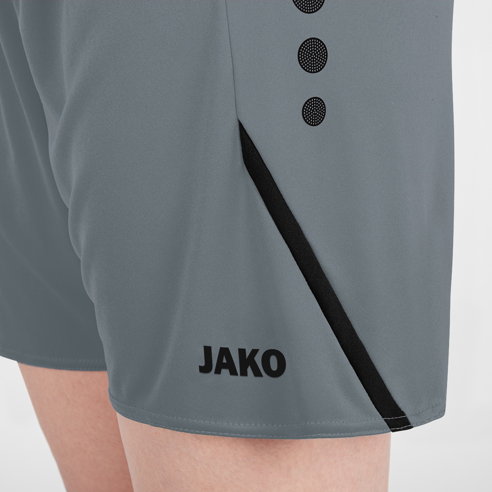 SHORTS JAKO CHALLENGE, STONE GREY-BLACK WOMEN. 