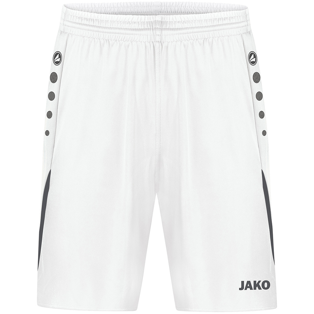 SHORTS JAKO CHALLENGE, WHITE-LIGHT ANTHRA KIDS. 