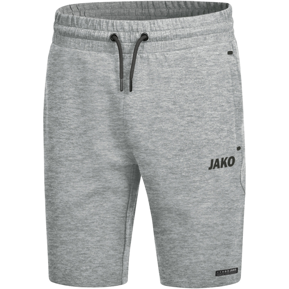 SHORTS JAKO PREMIUM BASICS, LIGHT GREY MELANGE WOMEN. 