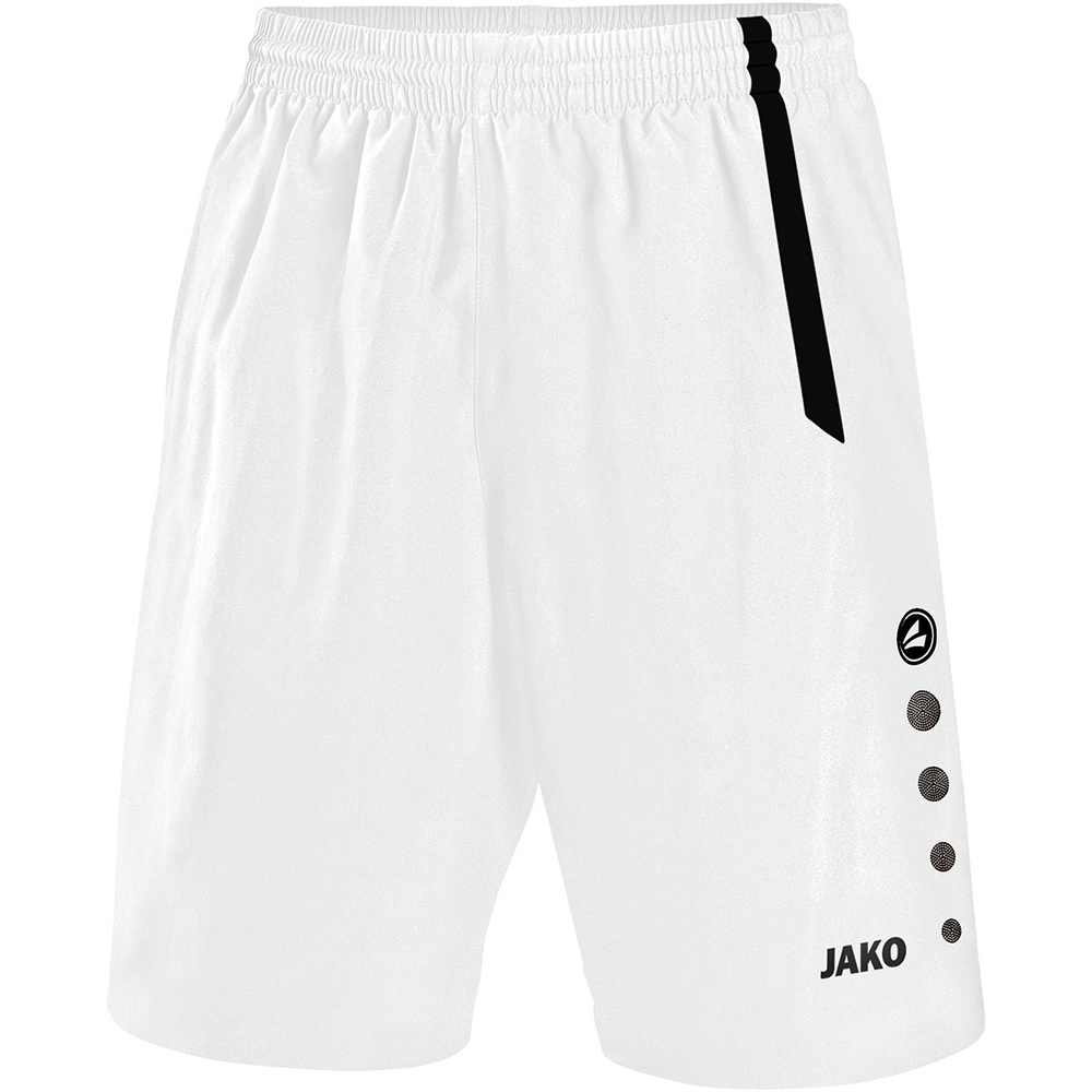 SHORTS JAKO TURIN, WHITE-BLACK MEN. 