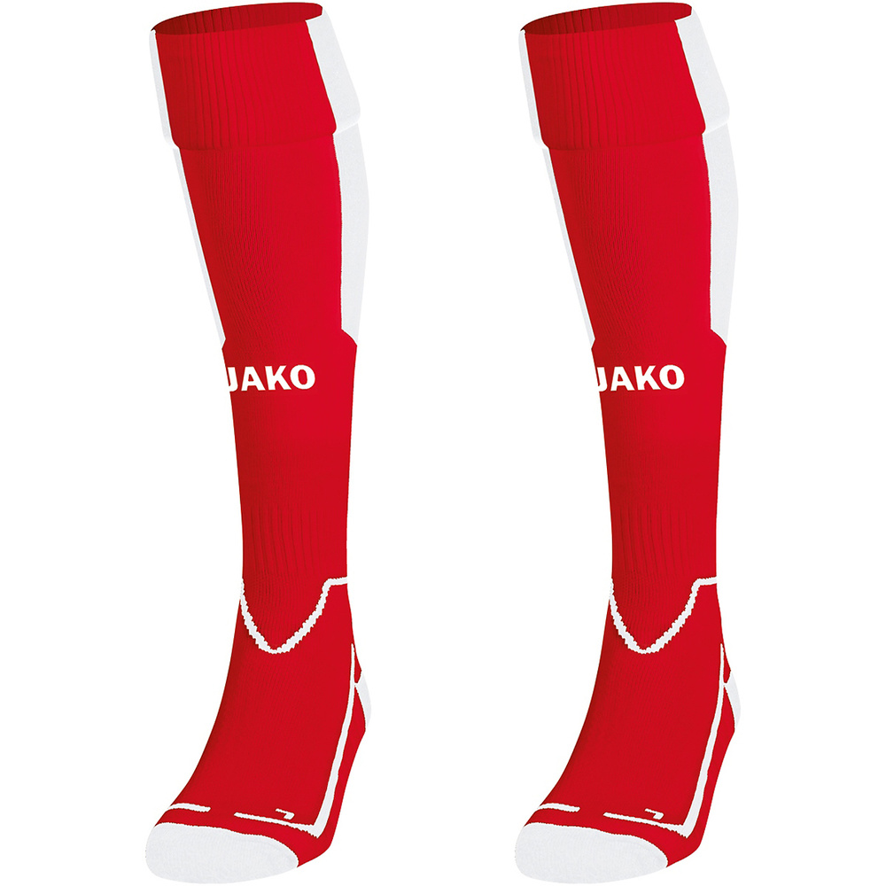 SOCKS JAKO LAZIO, SPORT RED-WHITE. 