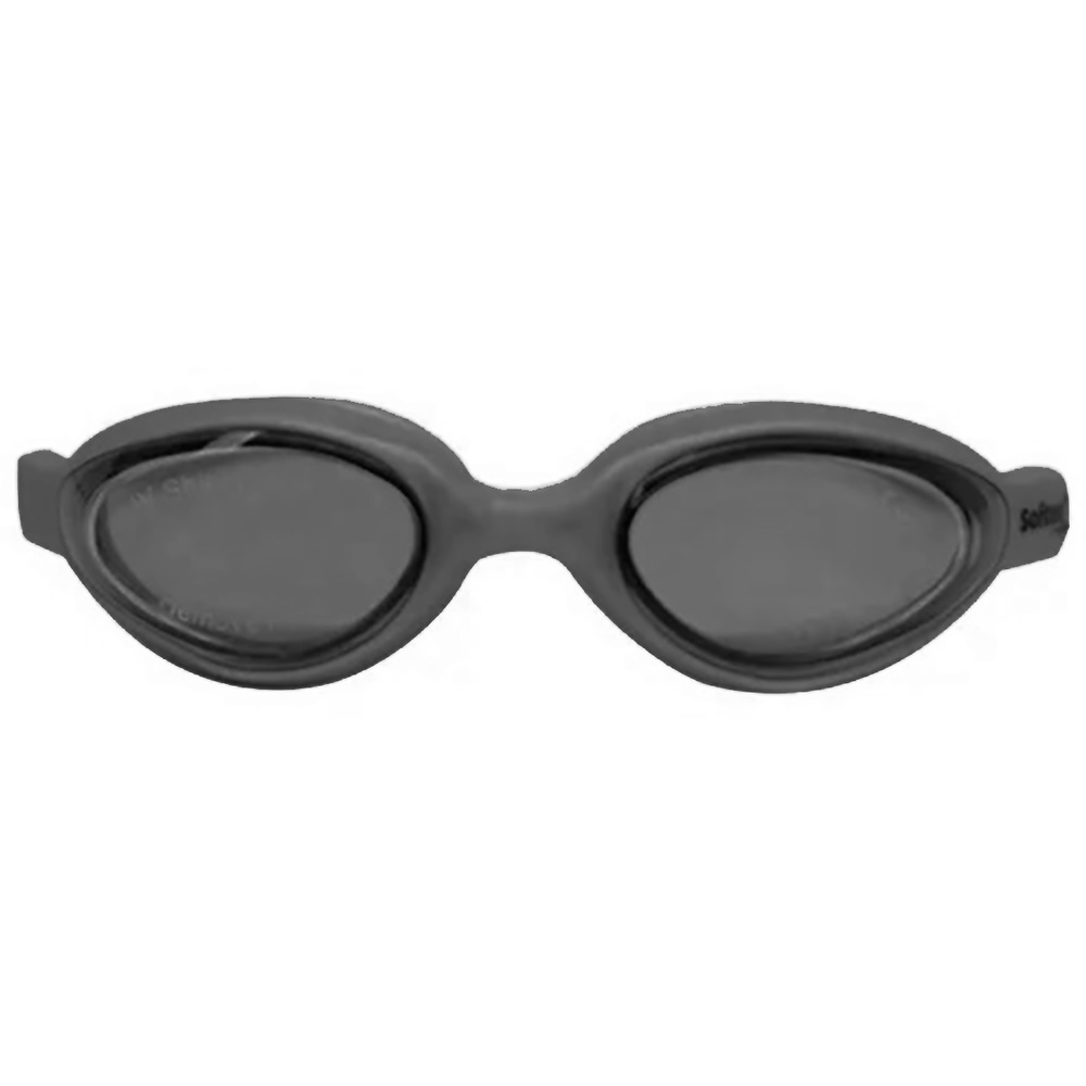 SOFTEE MODERN SWIMMING GOGGLE, BLACK. 