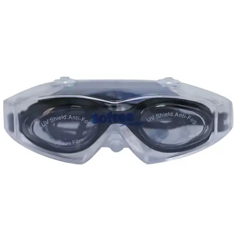 SOFTEE MODERN SWIMMING GOGGLE, BLACK. 