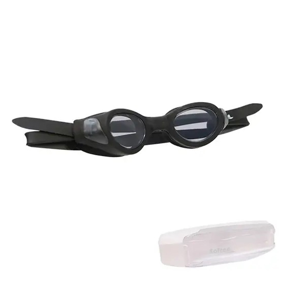 SOFTEE SPEED SWIMMING GOGGLES, BLACK. 