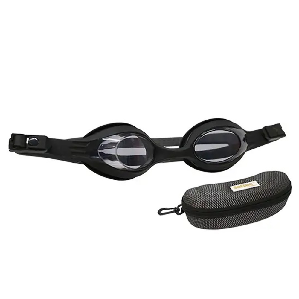 SOFTEE SUMIT SWIMMING GOGGLES, BLACK. 