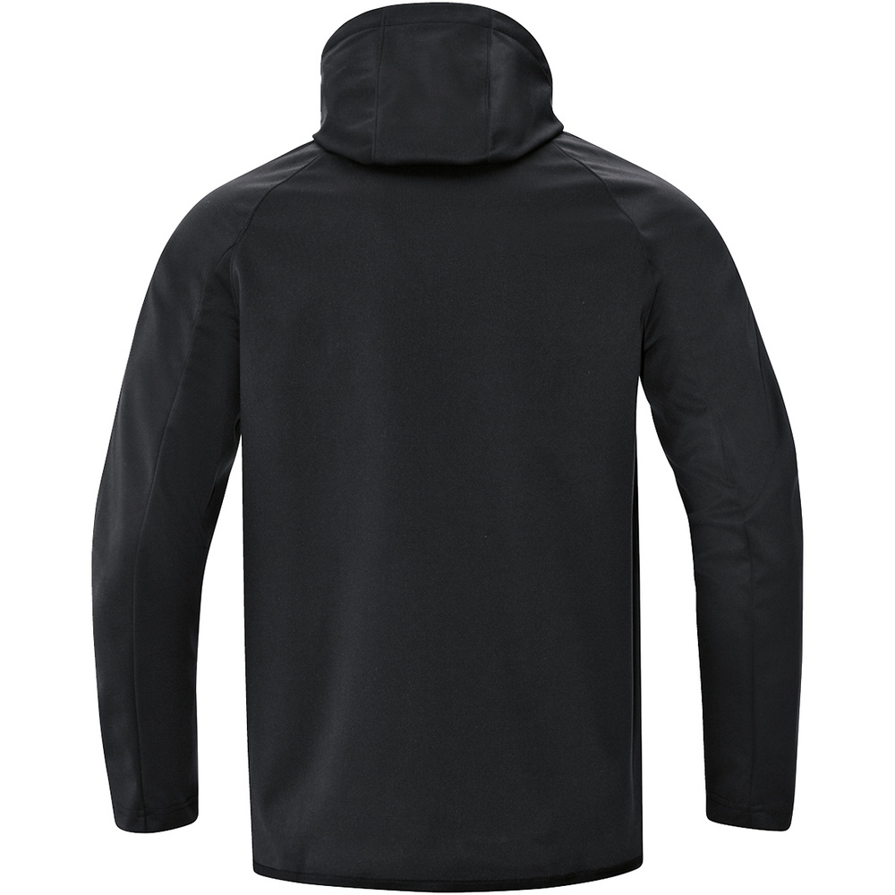 SOFTSHELL JACKET JAKO LIGHT, BLACK MEN. 