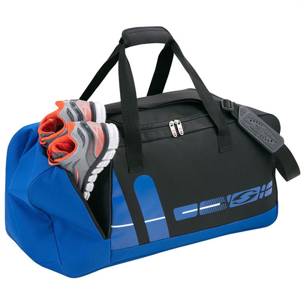 SPORT BAG SALLERX.72, ROYAL-BLACK-WHITE. 