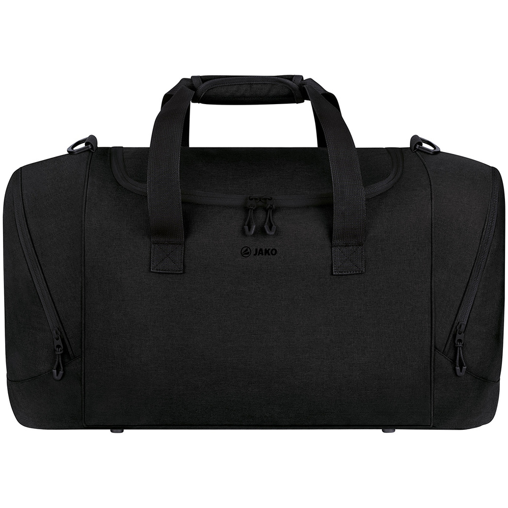 SPORTS BAG JAKO CHALLENGE, BLACK MELANGE. 