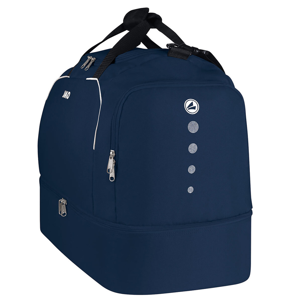 SPORTS BAG JAKO CLASSICO WITH BASE COMPARTMENT, SEABLUE. 