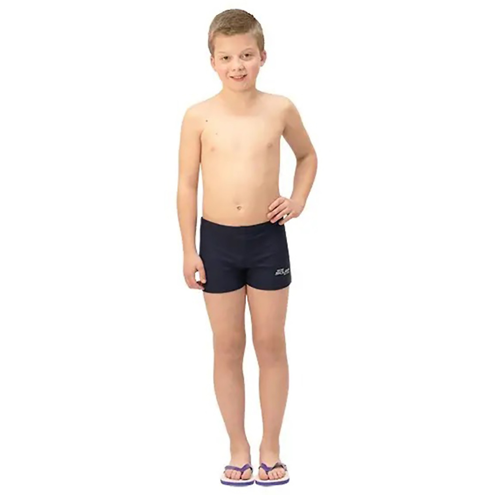 SQUBA TRAINING NAVY BOY BOXER SHORTS. 