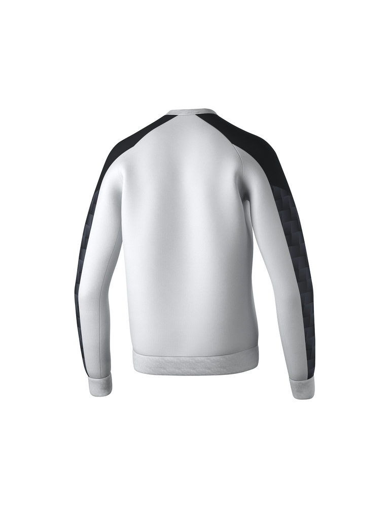 SUDADERA ERIMA EVO STAR, BLANCO-NEGRO-HOMBRE 