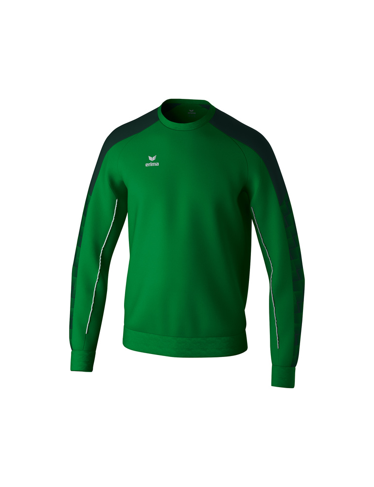 SUDADERA ERIMA EVO STAR, ESMERALDA-VERDE PINO-HOMBRE 