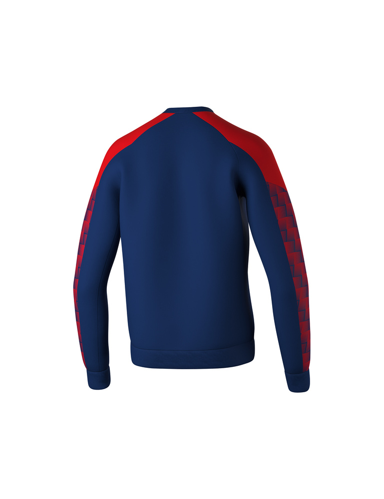 SUDADERA ERIMA EVO STAR, MARINO-ROJO-HOMBRE 