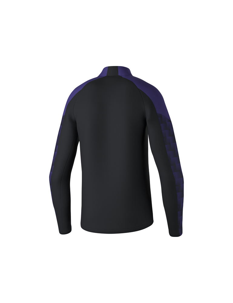 SUDADERA ERIMA EVO STAR ENTRENAMIENTO TOP, NEGRO-VIOLETA-HOMBRE 