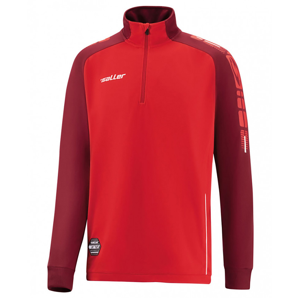 SUDADERA SALLERX.72, ROJO-BURDEOS-BLANCO HOMBRE. 