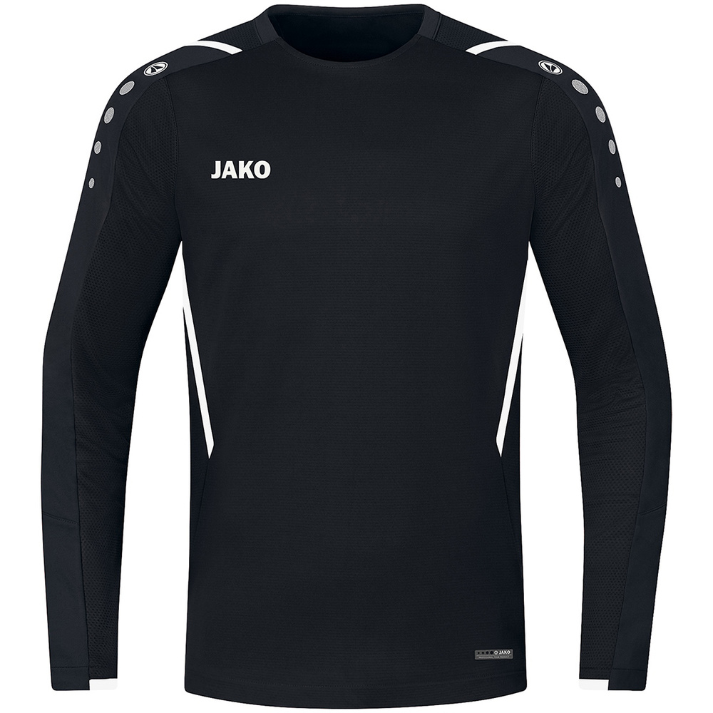 SWEATER JAKO CHALLENGE, BLACK-WHITE MEN. 