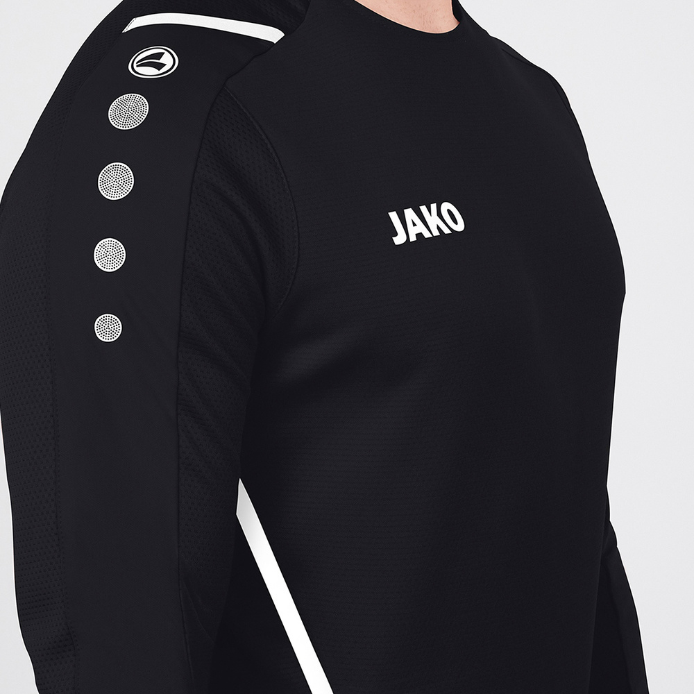 SWEATER JAKO CHALLENGE, BLACK-WHITE MEN. 