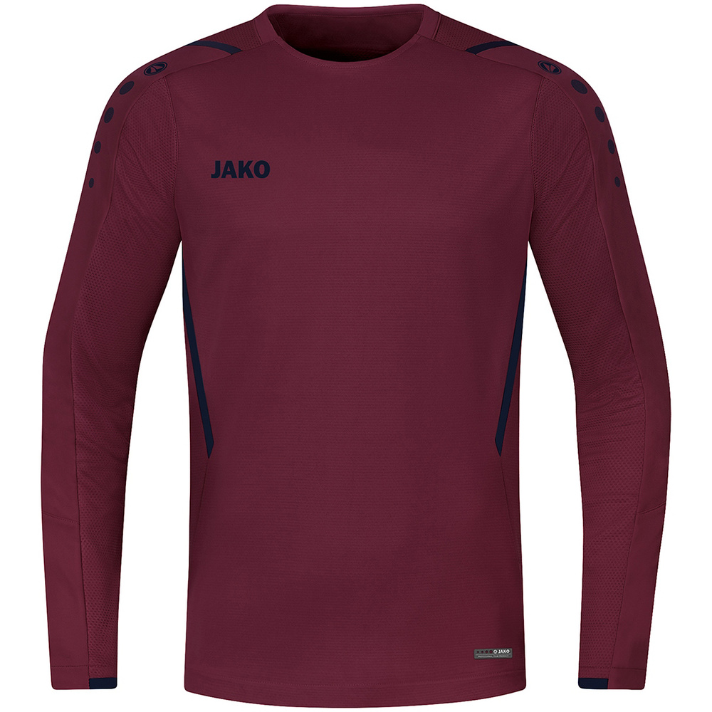 SWEATER JAKO CHALLENGE, MAROON-SEABLUE KIDS. 