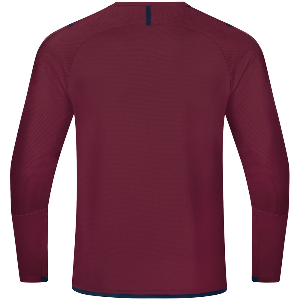 SWEATER JAKO CHALLENGE, MAROON-SEABLUE KIDS. 