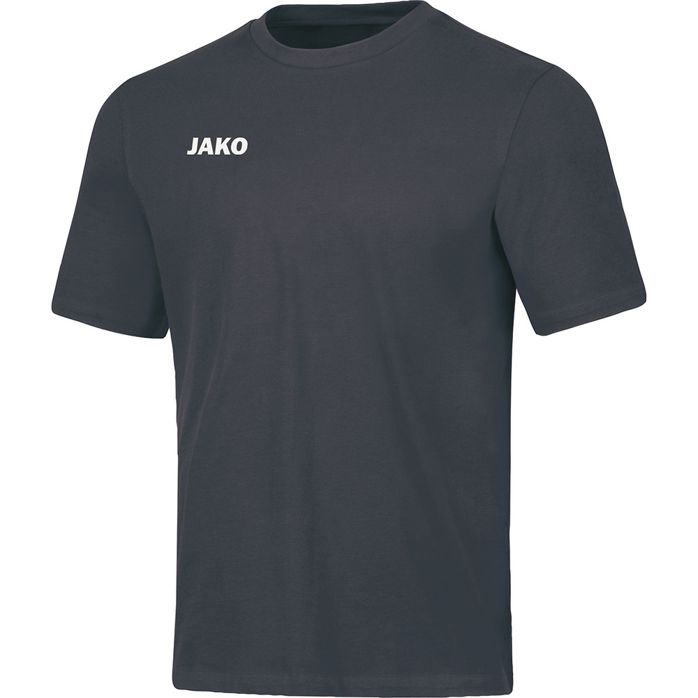 T-SHIRT JAKO BASE, ANTHRACITE KIDS. 