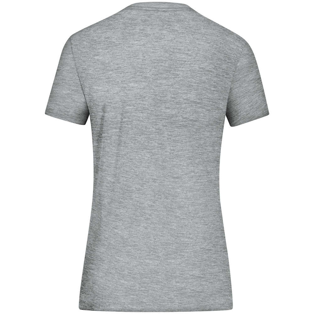 T-SHIRT JAKO BASE, LIGHT GREY MELANGE WOMEN. 