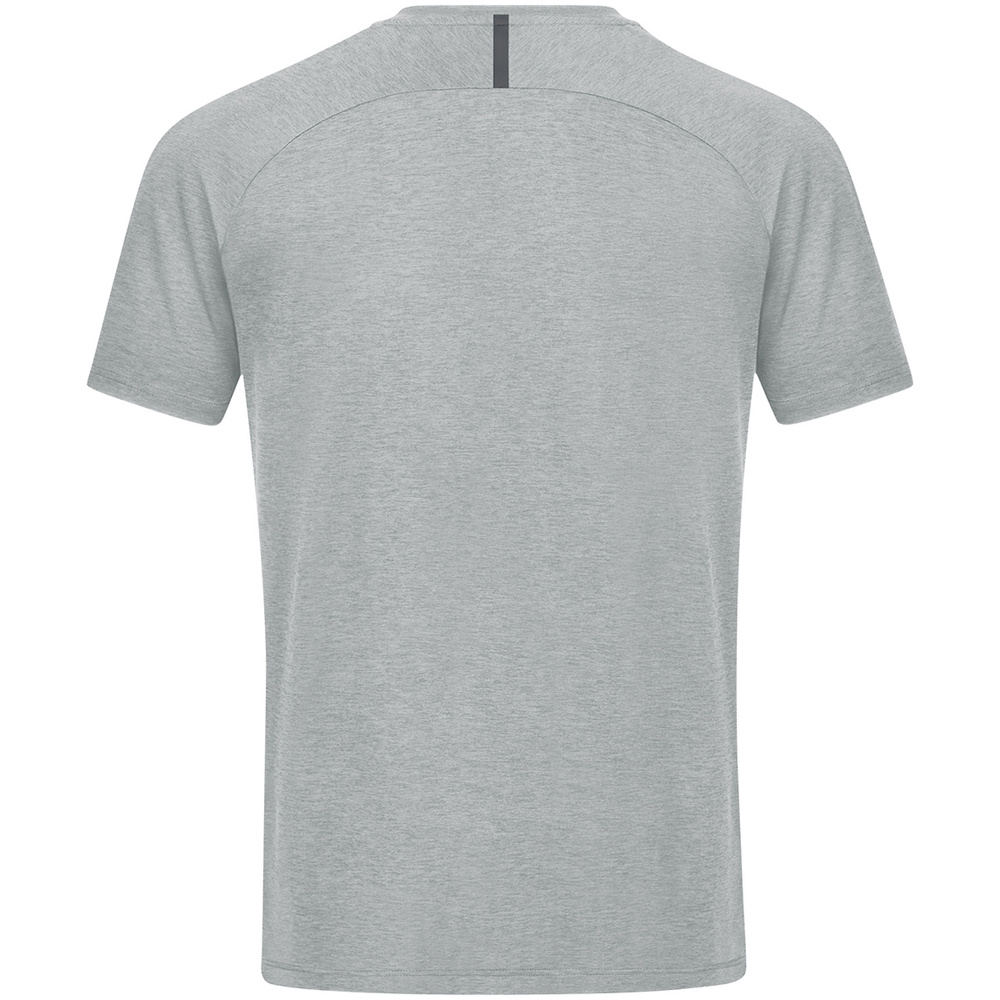 T-SHIRT JAKO CHALLENGE, GREY MELANGE-LIGHT ANTHRA MEN. 