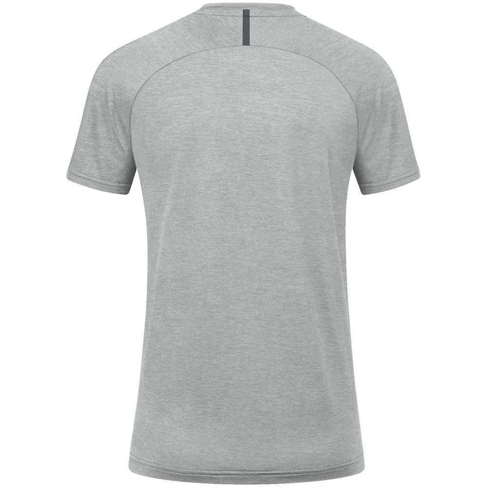 T-SHIRT JAKO CHALLENGE, GREY MELANGE-LIGHT ANTHRA WOMEN. 